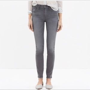 Madewell light gray jeans